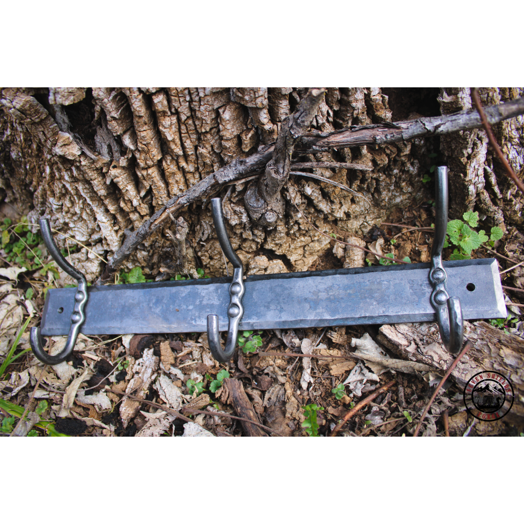 Forged Rustic Hook Rack