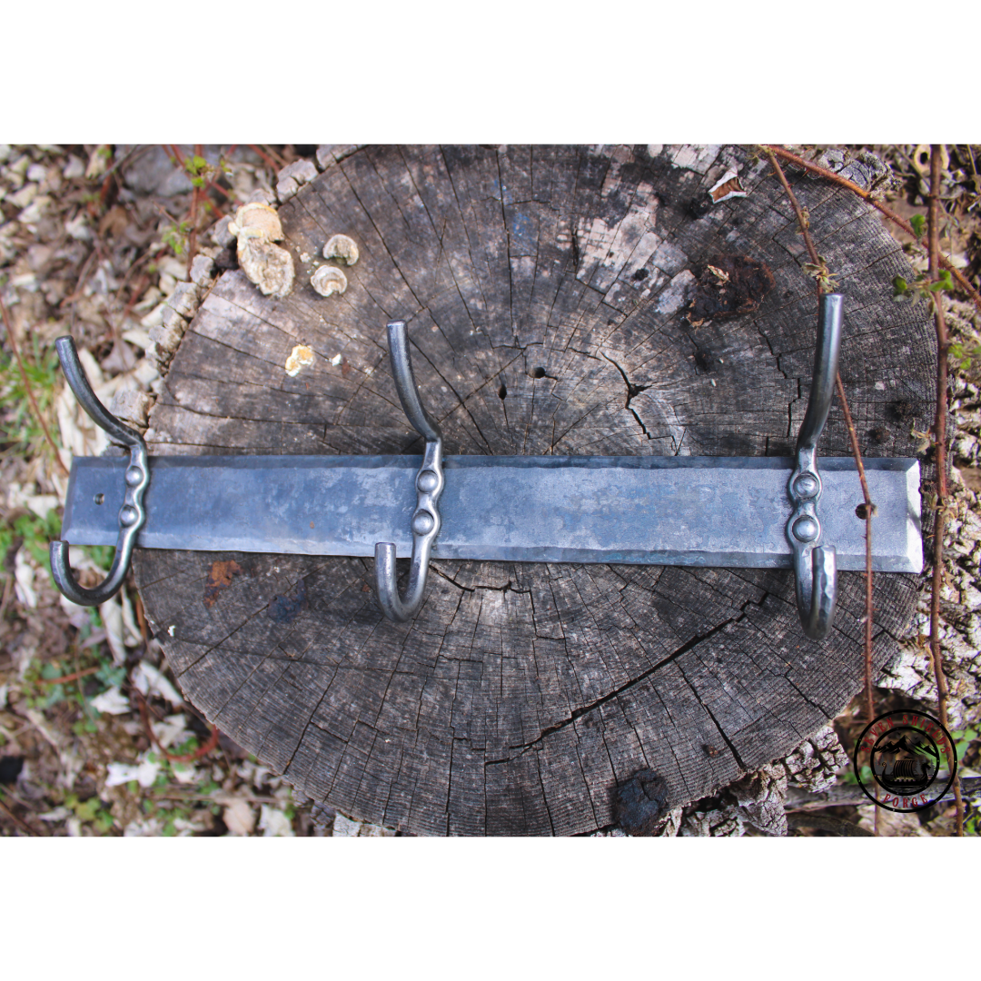 Forged Rustic Hook Rack