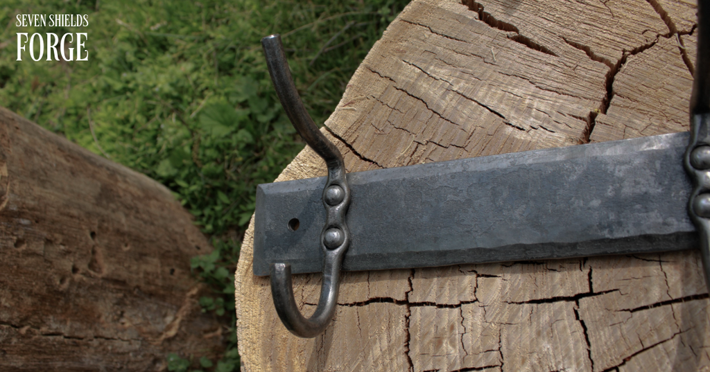 Forged Rustic Hook Rack