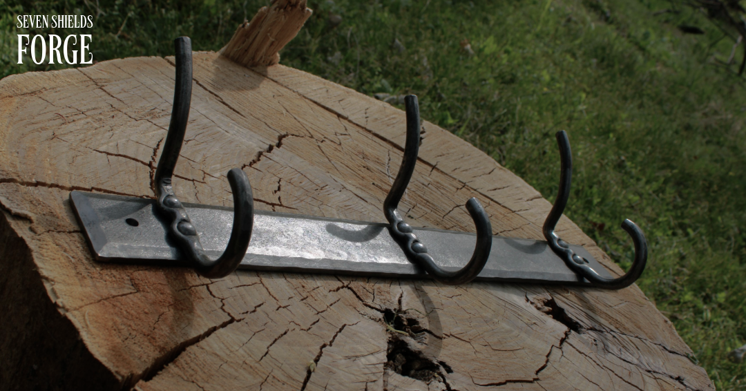 Forged Rustic Hook Rack