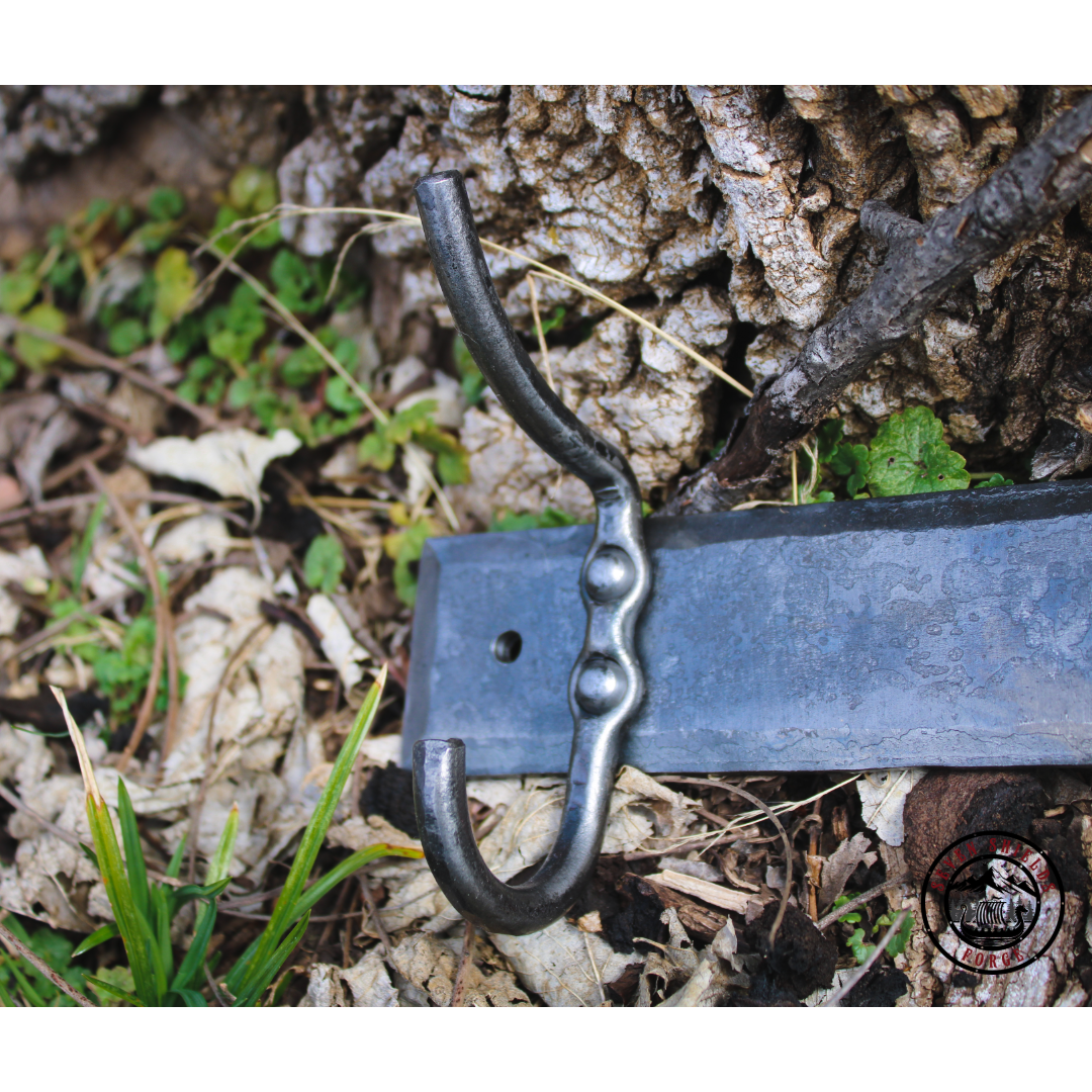 Forged Rustic Hook Rack