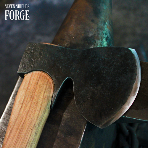 Russian Style Forged Forest Axe