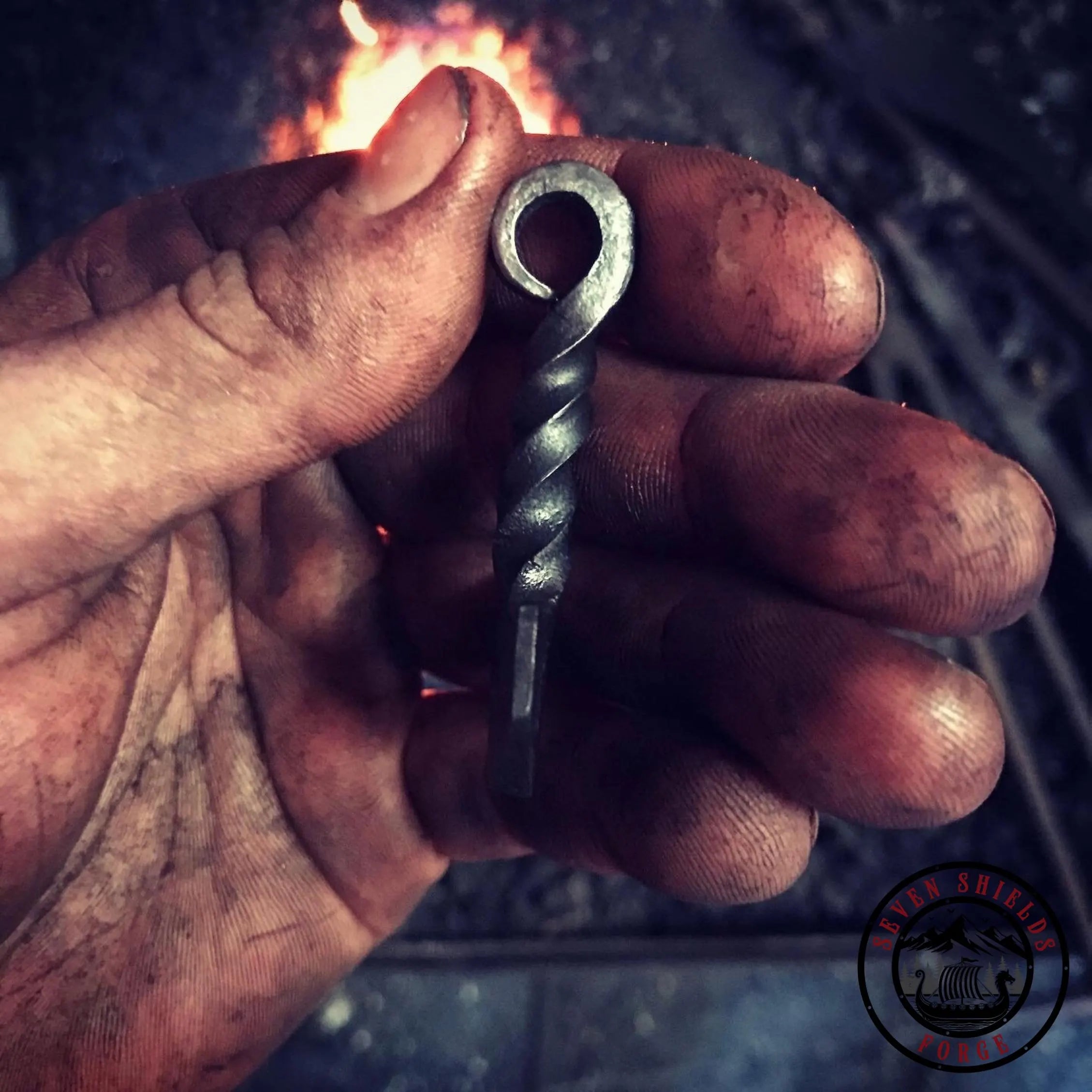 Forged Mjolnir Pendant