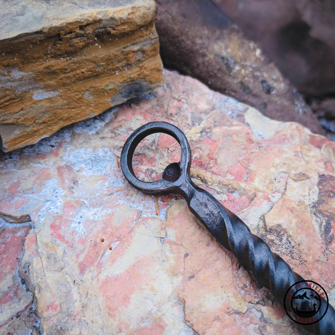 Forged Meat Turner w/ bottle opener