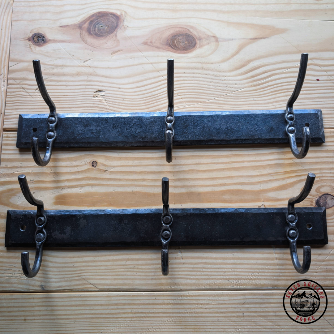 Forged Rustic Hook Rack