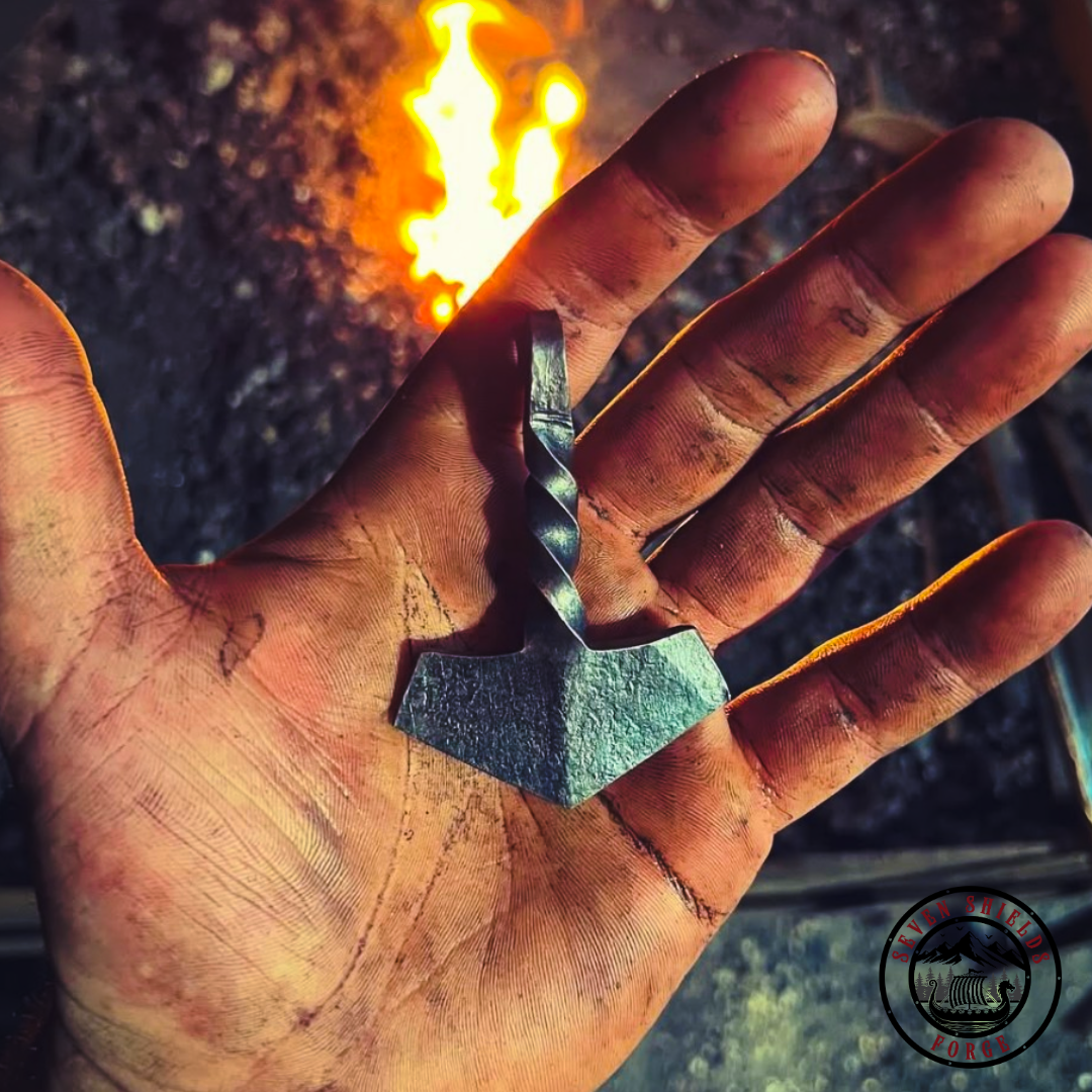 Forged Mjolnir Pendant