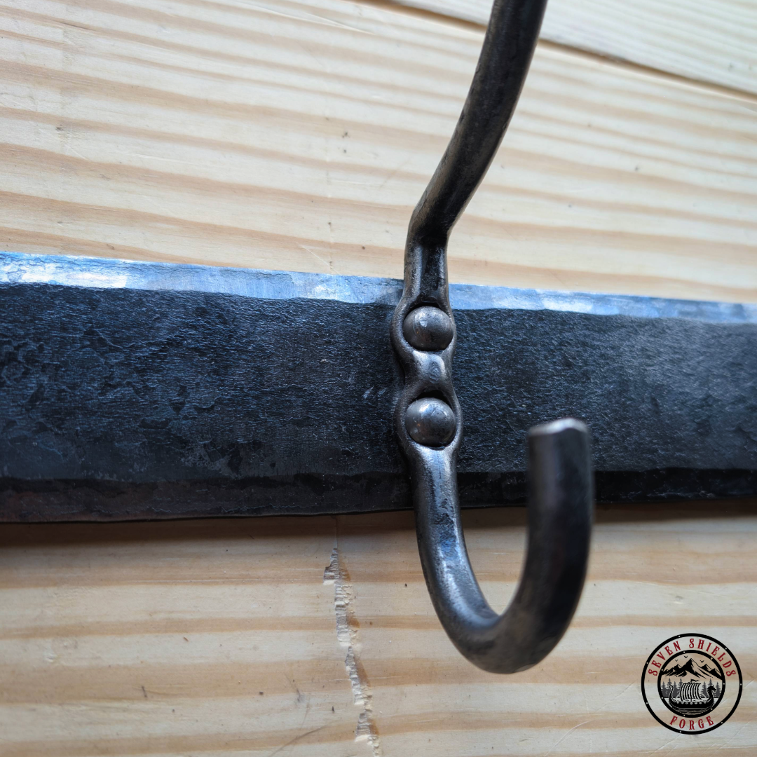 Forged Rustic Hook Rack