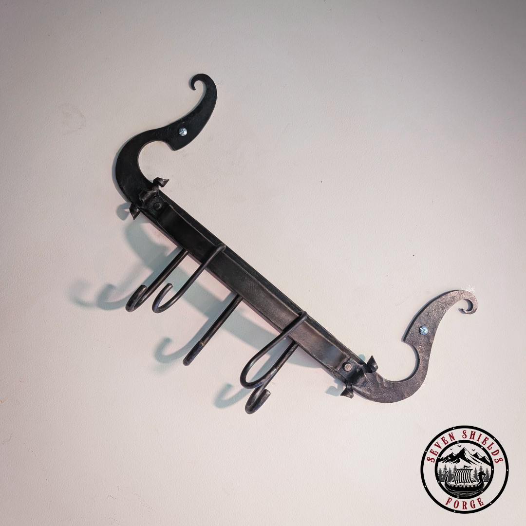 Forged small pot rack