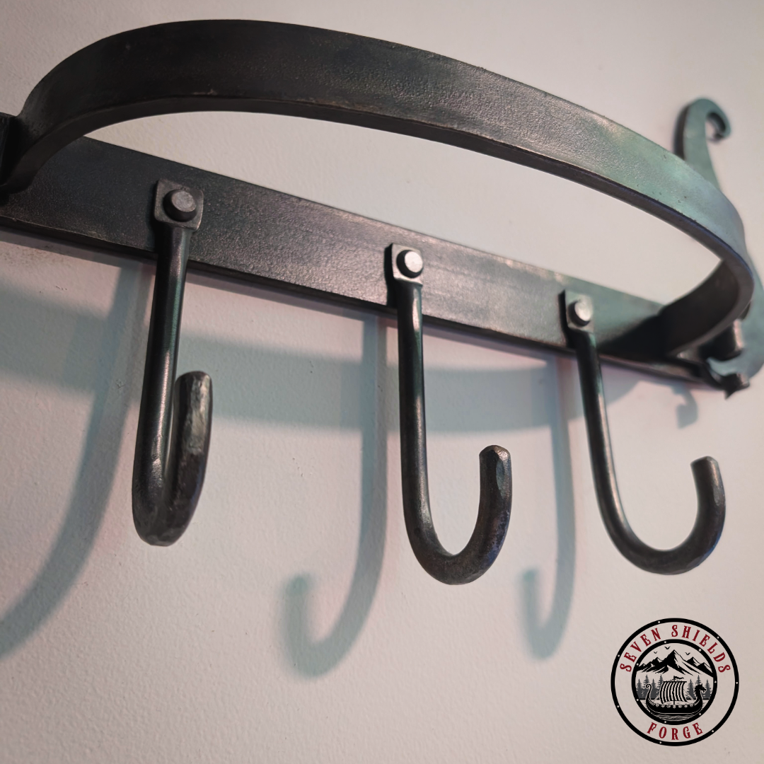 Forged small pot rack